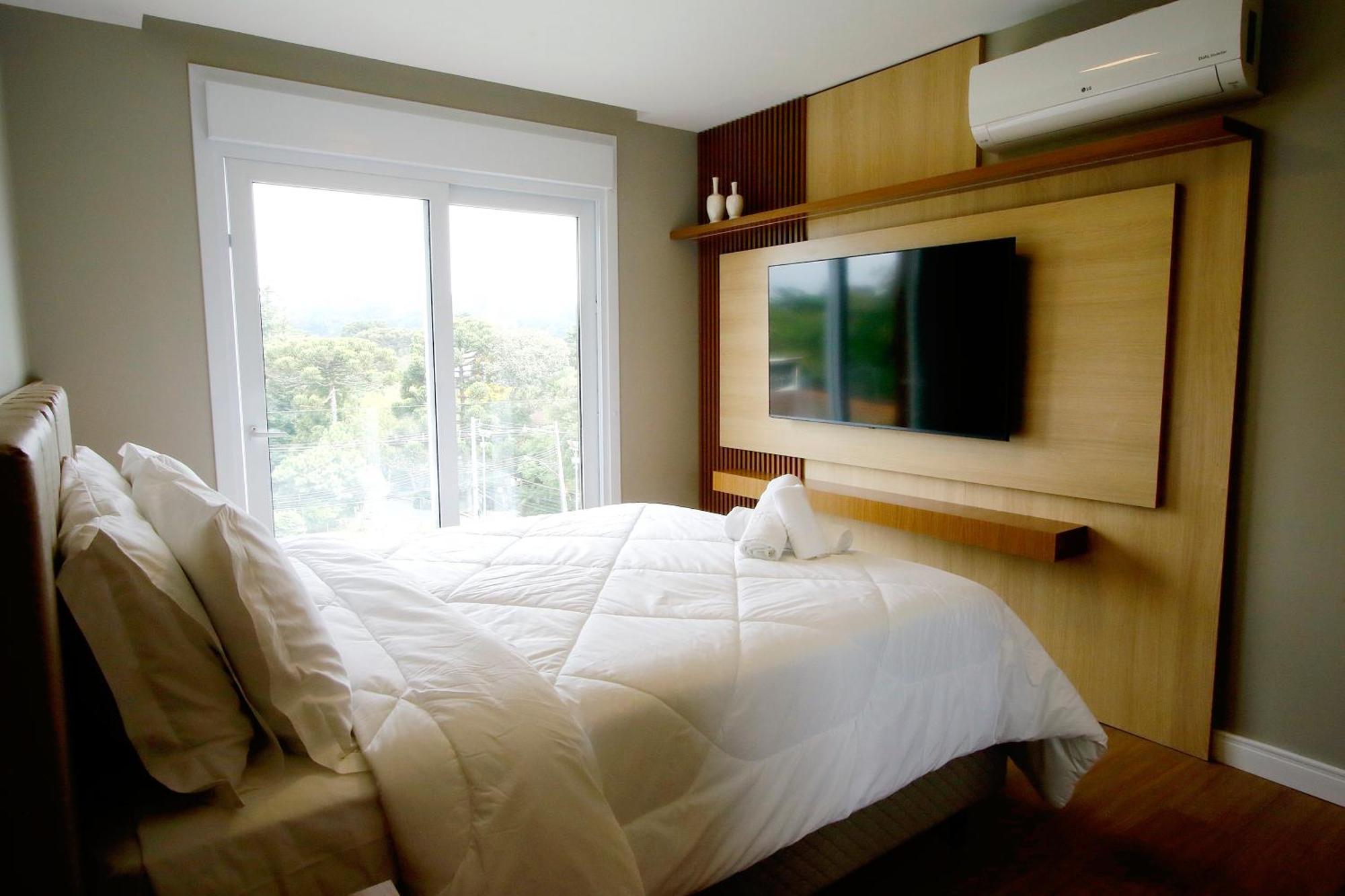 Luxuoso Apartamento Em Gramado - 2 Suites Exterior photo